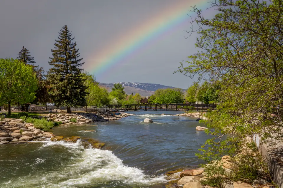 Truckee River / Riverwalk in downtown Reno