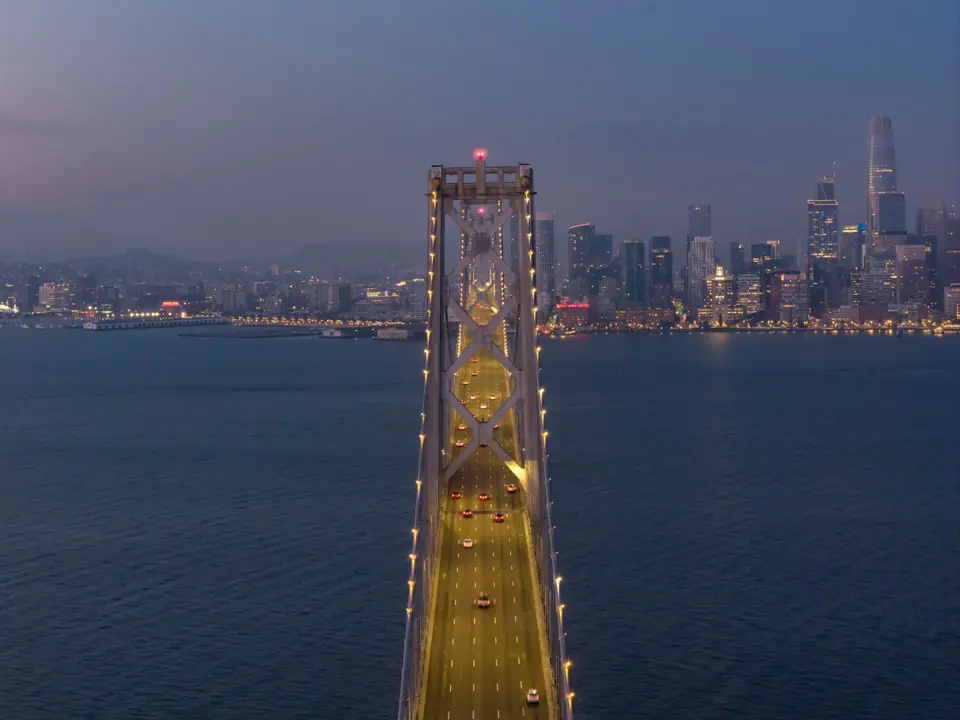 San Francisco Bay Area skyline / Bay Bridge