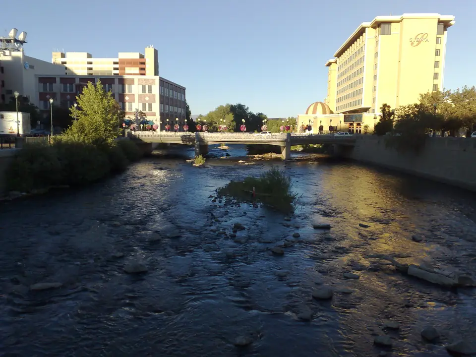 Truckee River / Riverwalk in downtown Reno